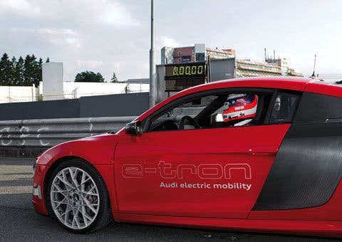 Récord mundial para el Audi R8 e-tron