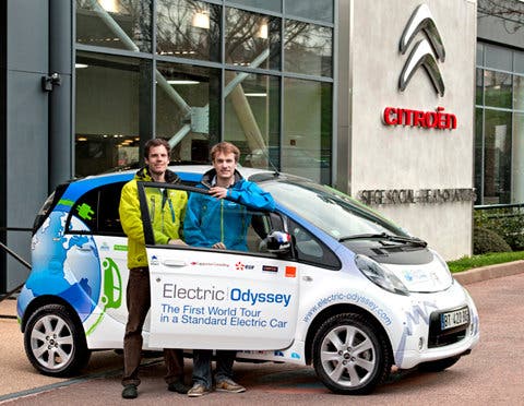 Coche eléctrico. Citroën C-Zero da la vuelta al mundo