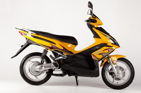 La moto eléctrica Abat Fire, para servicios de limpieza