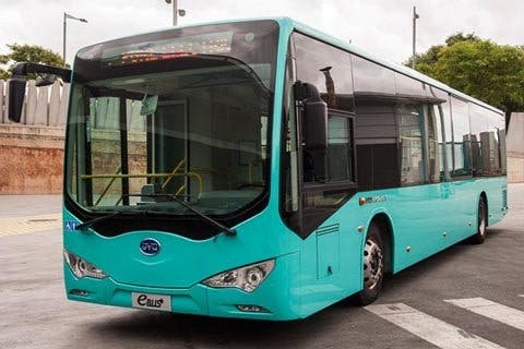 TMB probará durante dos años un autobús eléctrico BYD de última generación, de fabricación china