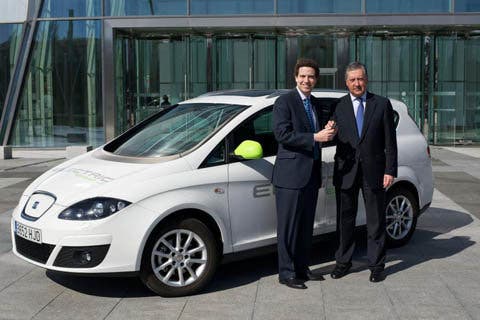 Madrid prueba el primer coche eléctrico de SEAT