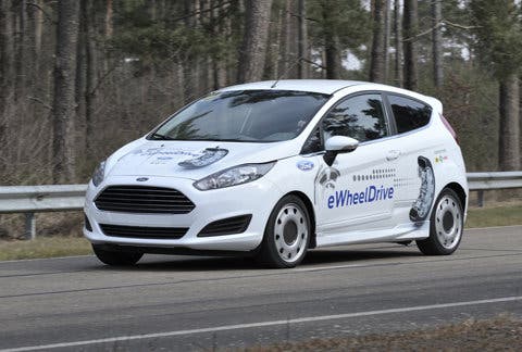 Ford y Schaeffler crean un prototipo eléctrico con motores en las ruedas