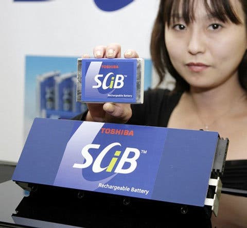 Toshiba Super-Charge Ion Battery (SCiB™)