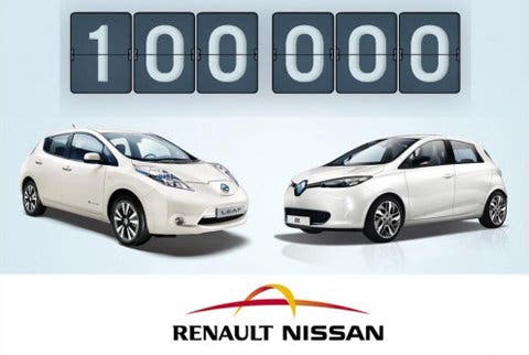 Renault-Nissan ha alcanzado unas ventas de 100.000 vehículos eléctricos