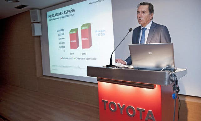Toyota España cerrará 2014 con 42.700 matriculaciones, de las que más de 8.000 serán modelos híbridos