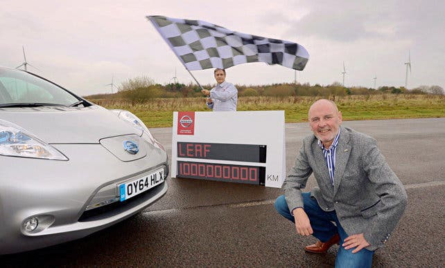 El Nissan Leaf registra mil millones de kilómetros