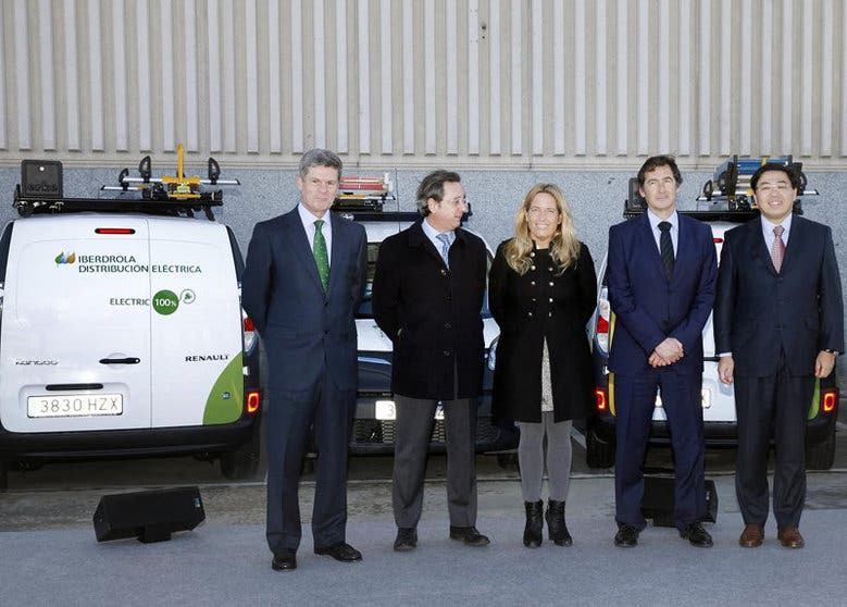 Iberdrola pone en marcha un proyecto piloto con 18 vehículos eléctricos Renault Kangoo ZE.