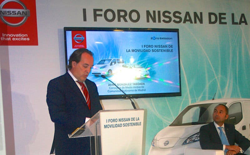 González Taboada en el I Foro Nissan de Movilidad Sostenible