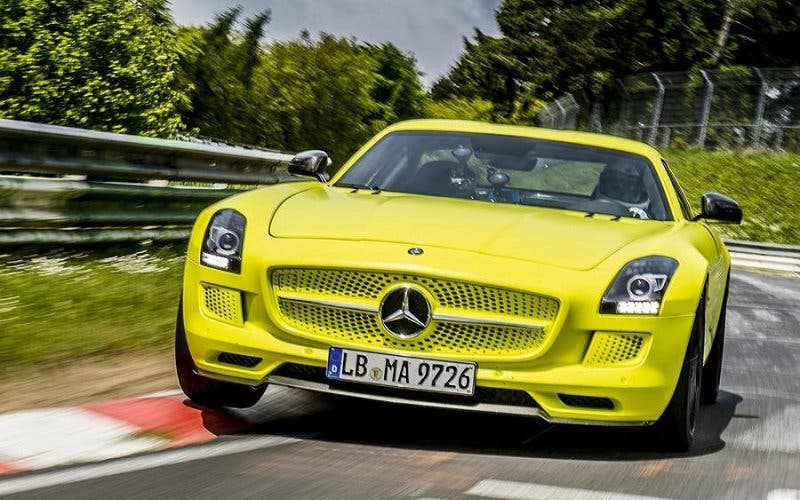 mercedes sls amg electric drive