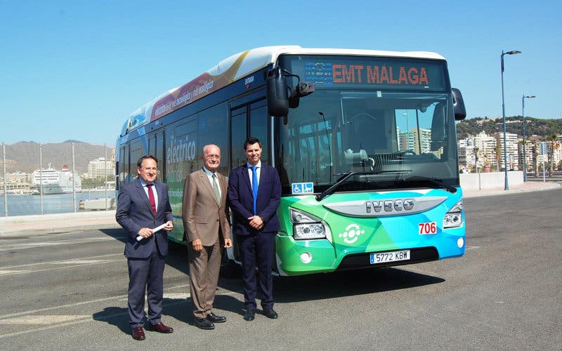 Bus electrico hibrido Málaga