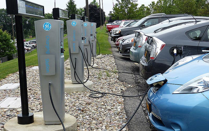 Puntos de recarga coche electrico