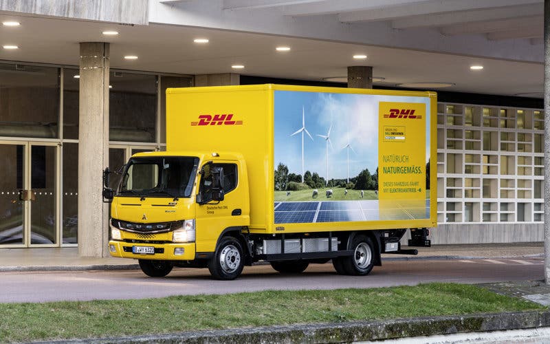 DHL camion electrico Fuso eCanter