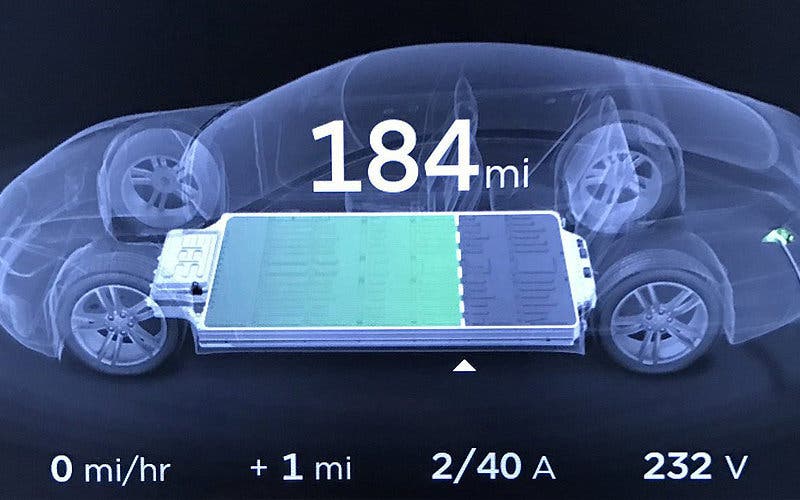 Tesla precalentamiento bateria