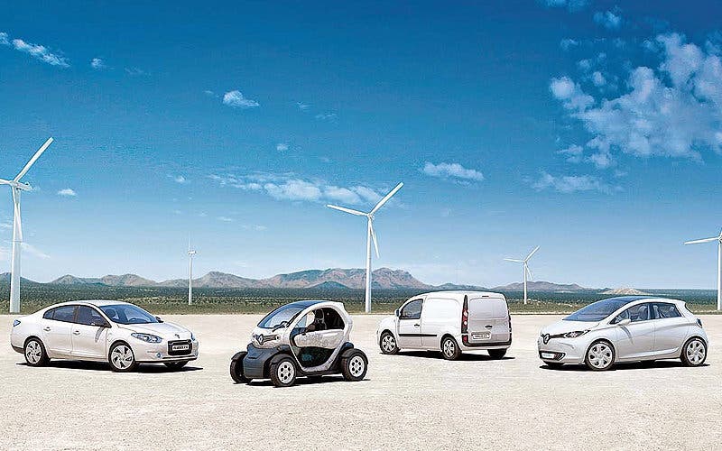 Energia eolica coche electrico