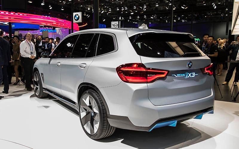 The BMW iX3 concept on display at the Beijing Auto Show in  Beijing, China on Wednesday 25 April 2018.