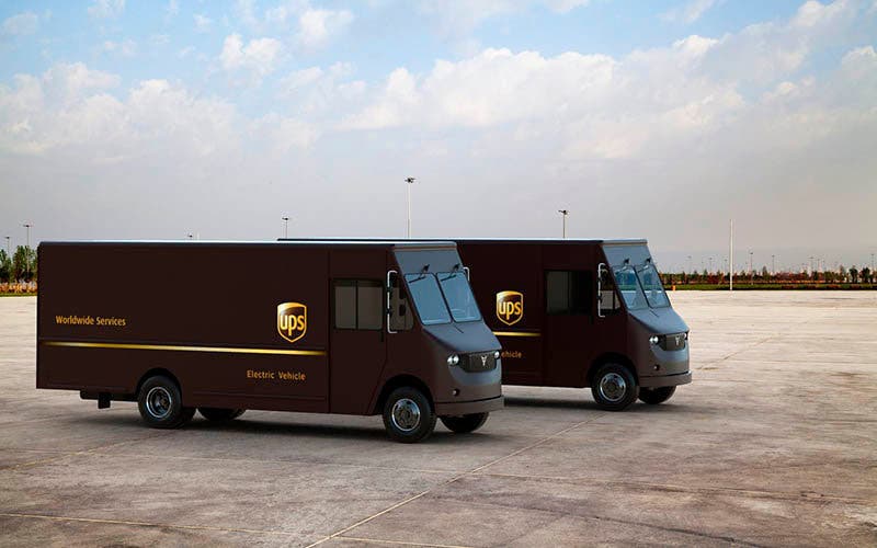 Nuevo camión de reparto eléctrico diseñado por UPS y Thor