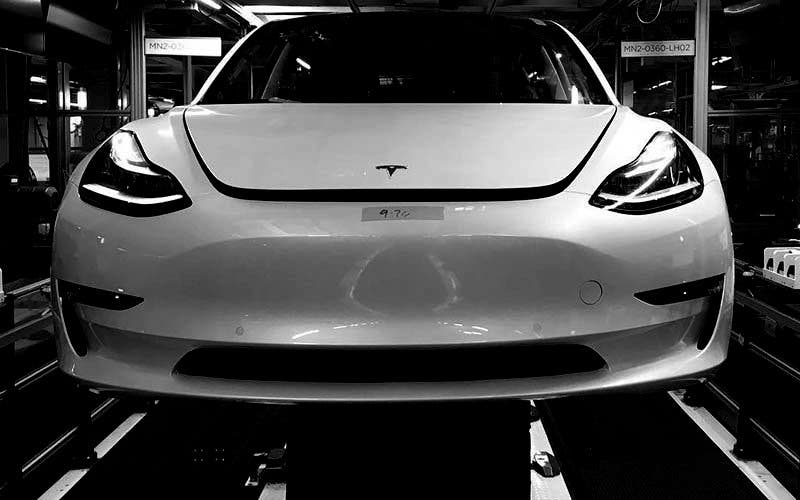 Línea de producción del Tesla Model 3