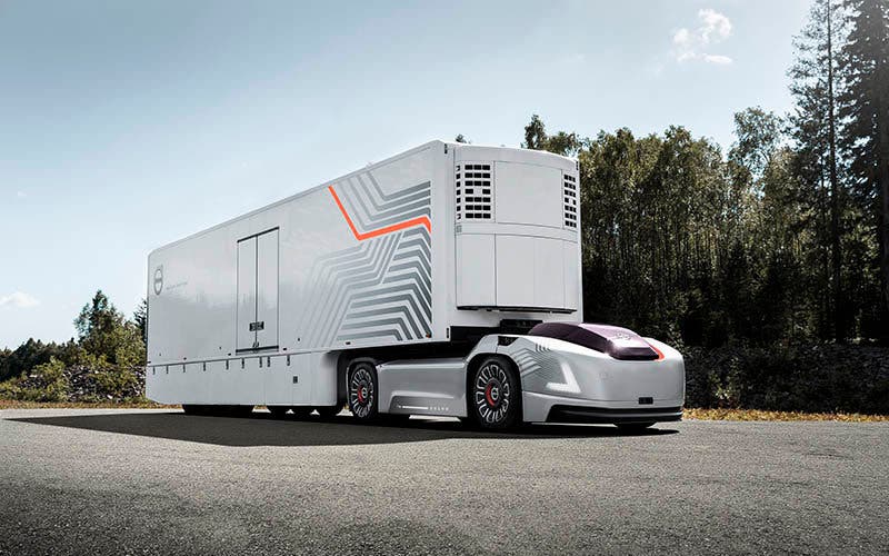 Vera, el camión eléctrico y autónomo de Volvo Trucks sin cabina ni conductor