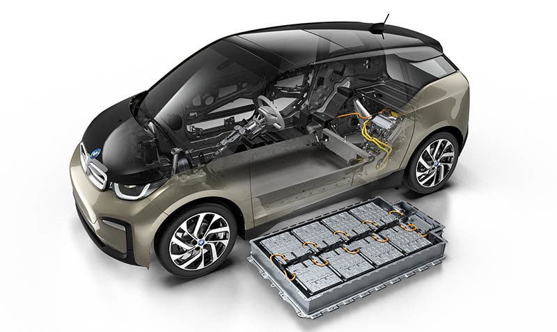 La nueva batería del BMW i3  mantiene el tamaño y el peso e incorpora celdas de 120 Ah