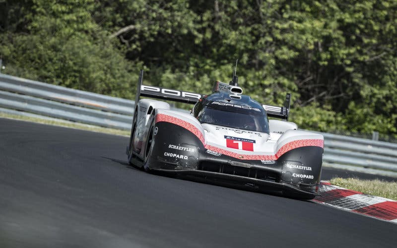 El Porsche 919 Hybrid Evo en el Nürburgring Nördschleife (Fuente: Porsche).