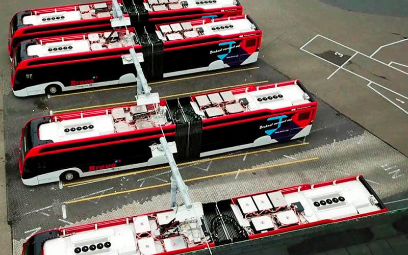 Según Transport & Environment el número de autobuses eléctricos se duplica en 2017
