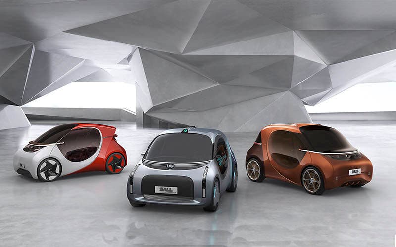 Los tres nuevos concepts eléctricos de BASF y GAC, 2U, 2ALL y 2US