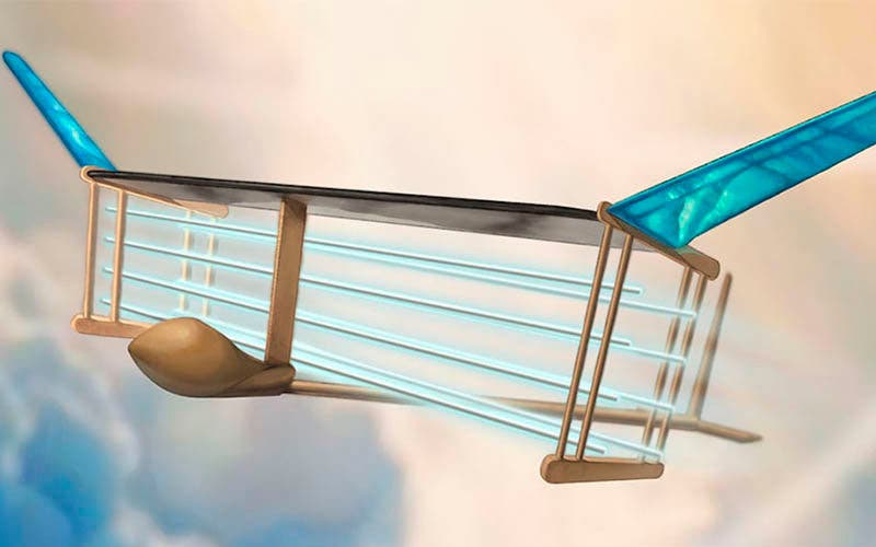 El avión iónico del MIT basado en la electroaerodinámica