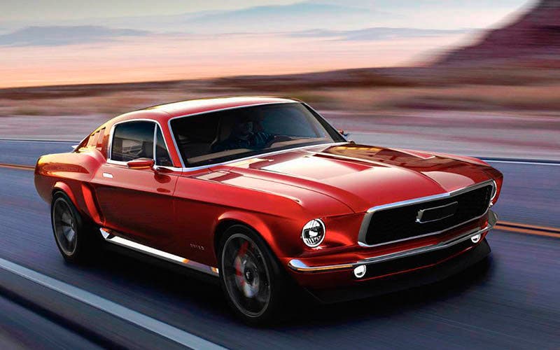 Así es el diseño del Ford Mustang eléctrico de la compañía rusa Aviar