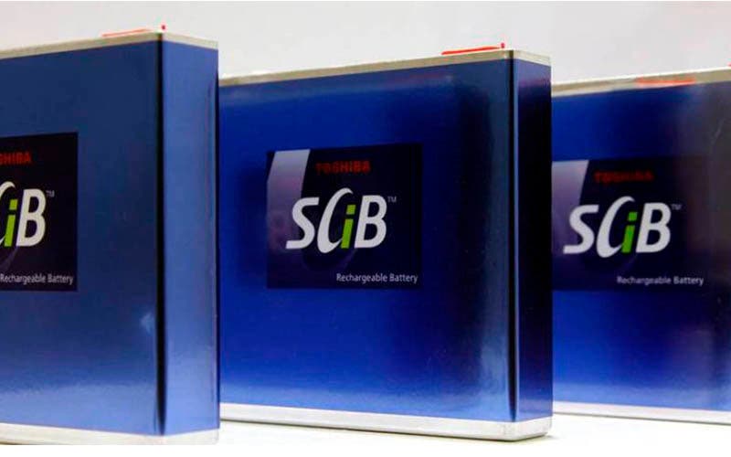 Baterías recargables SCiB de Toshiba