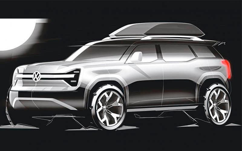Boceto inicial del nuevo todoterreno radical de Volkswagen