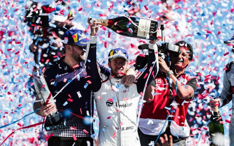 Sam Bird, vencedor del ePrix de Santiago de Chile 2018/2019 (Fuente: ABB Fórmula E).