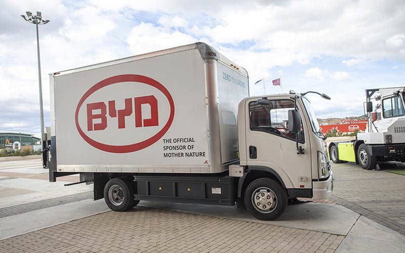 camiones electricos byd