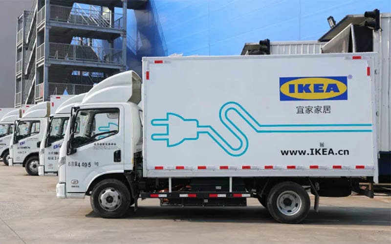 camiones eléctricos Ikea