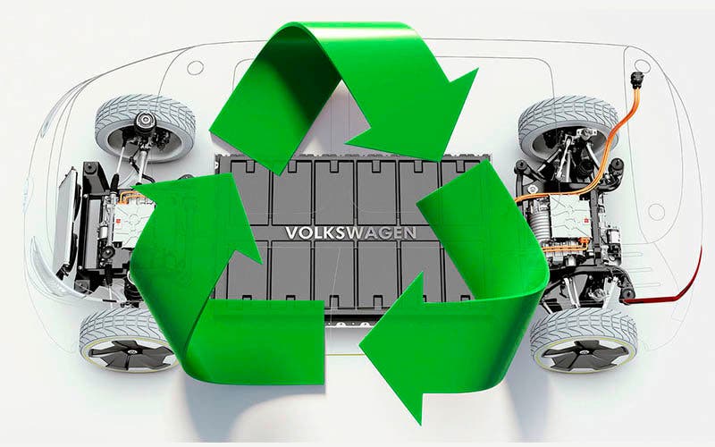 Volkswagen reciclará sus baterías para obtener cobalto, el litio, el manganeso y níquel
