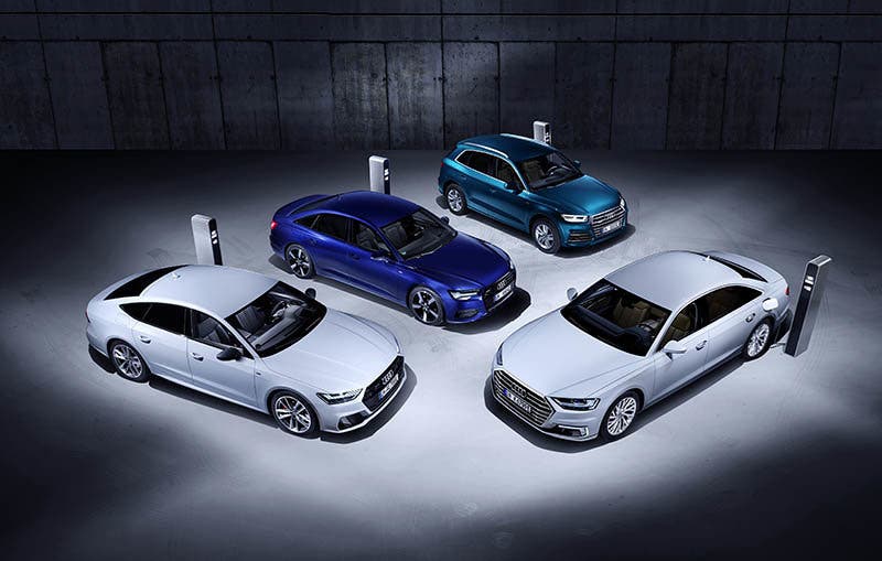 Efficient and Powerful: The New Plug-In Hybrid Models Audi Q5, A6, A7 and A8