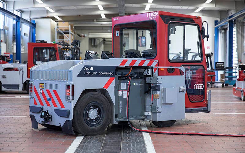 Los vehículos eléctricos de trabajo de Ingolstadt ya están recibiendo las baterías de los coches eléctricos de Audi