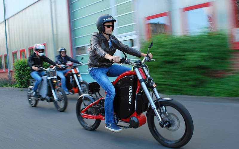 eROCKIT, la motocicleta eléctrica con pedales
