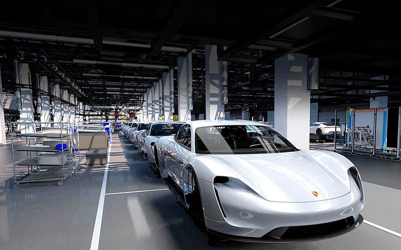 Factoría de Porsche de Zuffenhausen, donde se fabrica el Taycan