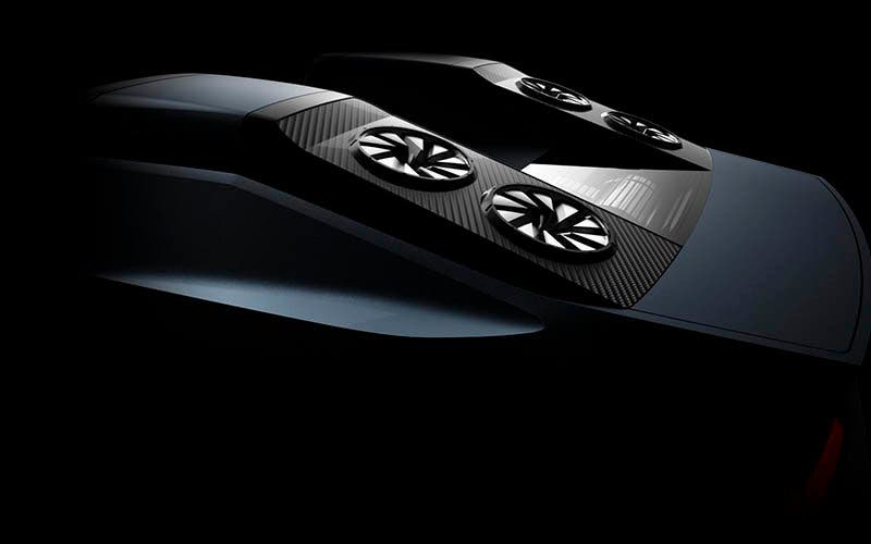 Imagen teaser del próximo SUV híbrido enchufable ed Mitsubishi
