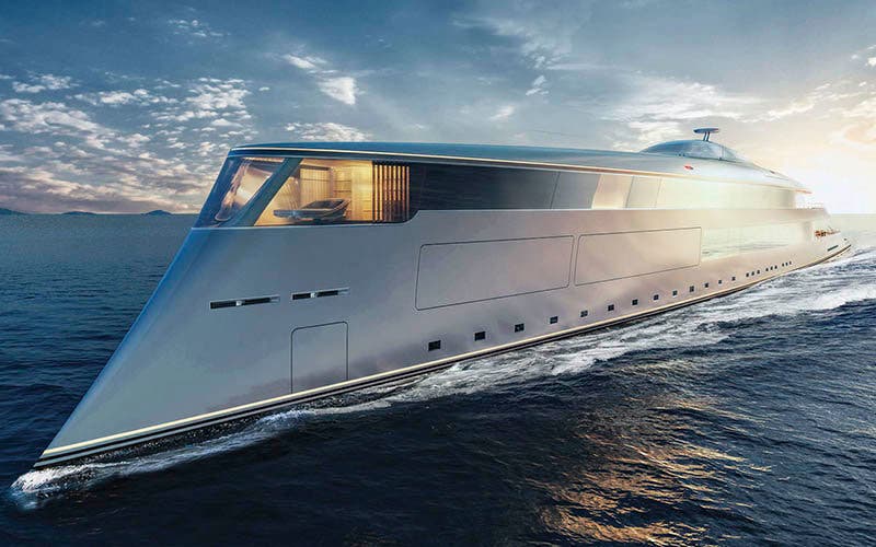 Sinot Aqua, el superyate de lujo movido por hidrógeno