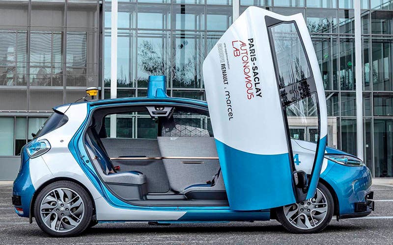 Prototipo del Renault ZOE Cab, eléctrico, autónomo y compartido