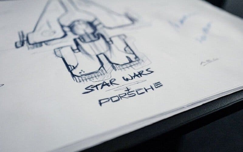 Porsche-taycan-Star-Wars-boceto