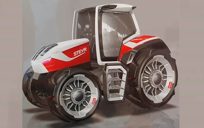 El tractor híbrido conceptual STEYR Konzept