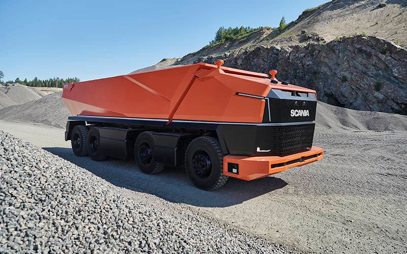 Scania AXL, un camión autónomo que prescinde de la cabina y porl o tanto del conductor
