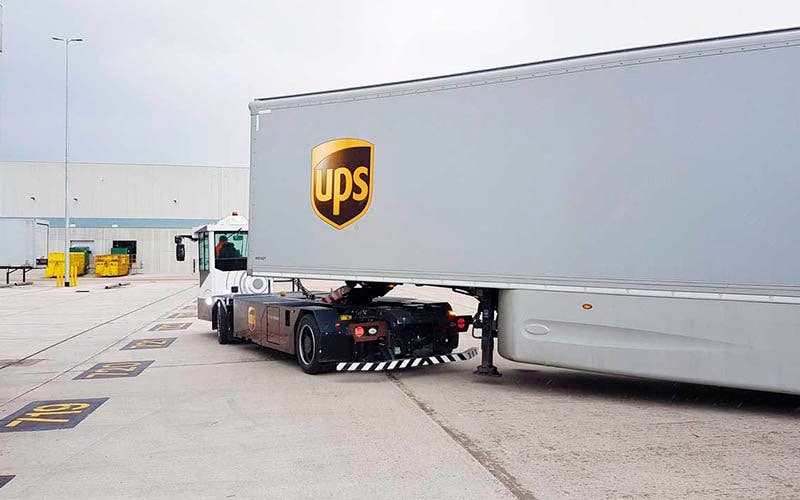 Camiones eléctricos y autonomos de UPS