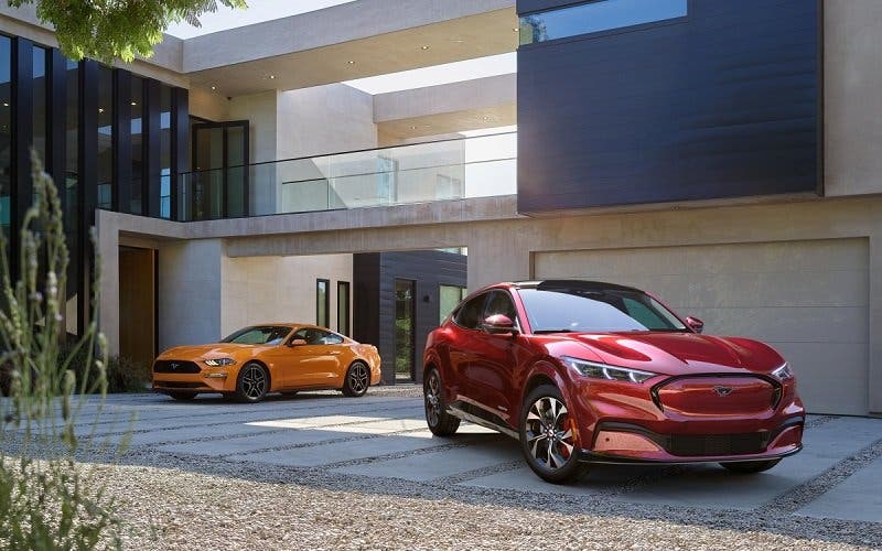 2021 Mustang Mach-E First Edition in Rapid Red