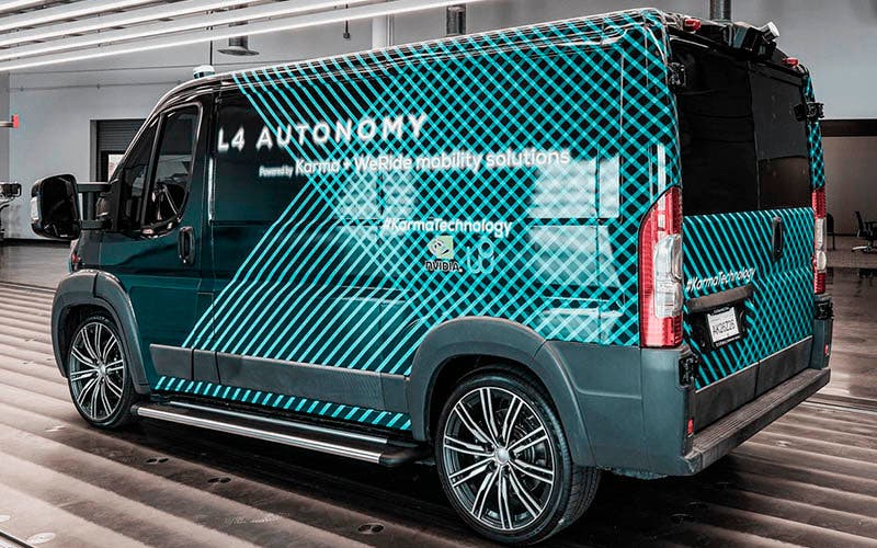 furgoneta eléctrica prototipo L4 E-Flex Van