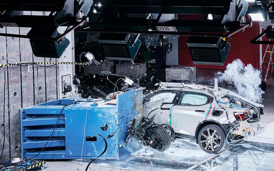 Test de choque del Polestar 2
