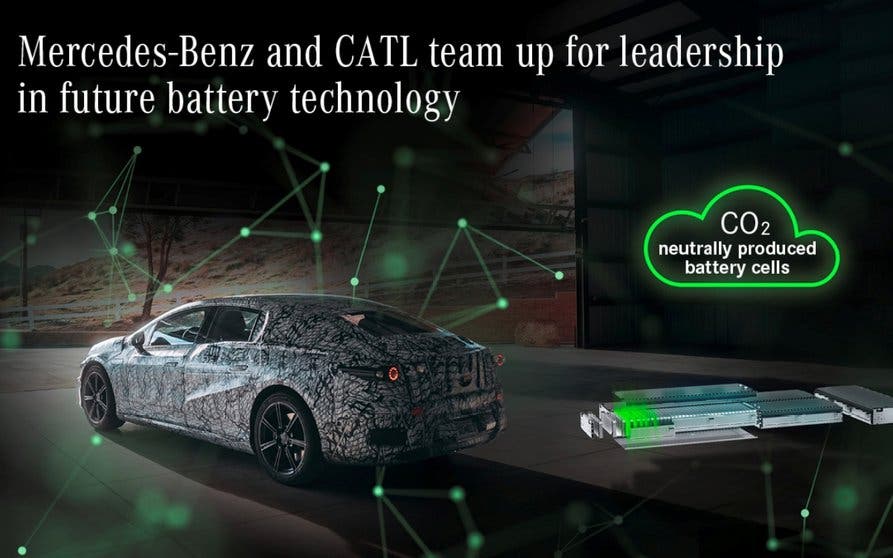 Mercedes-Benz EQS batería CATL