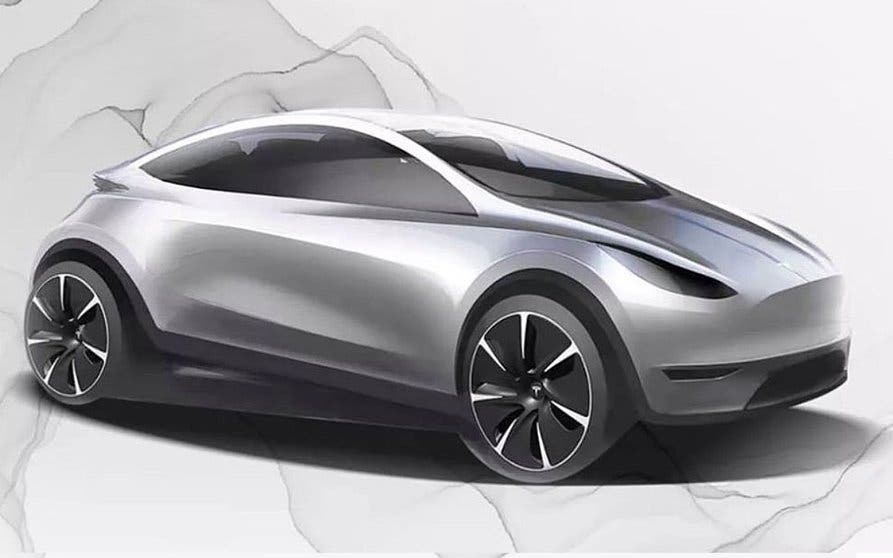 Adelanto del Tesla compacto.